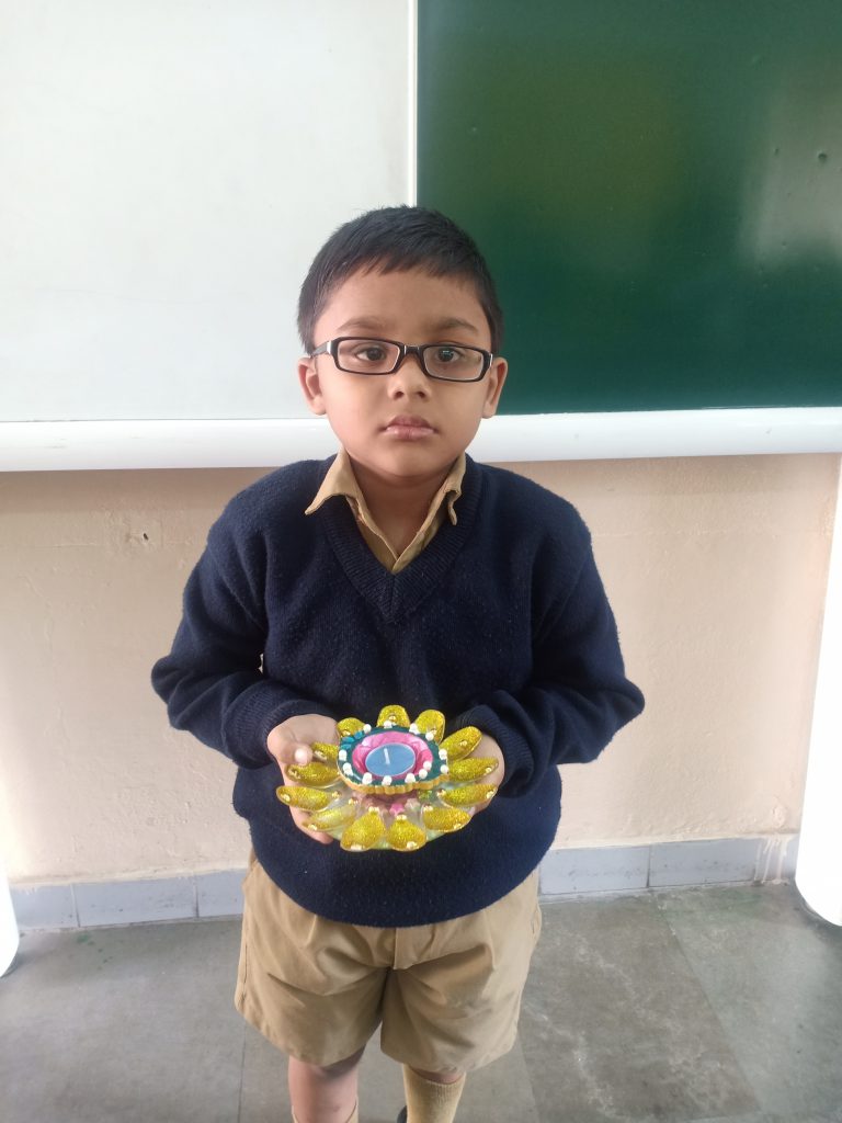 Diya decoration competition for Grade 1 | Vydehi School