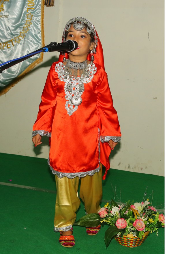 South Asian Indian boy dressed as prince performing fancy dress competition  on stage in nursery..., Stock Photo, Picture And Royalty Free Image. Pic.  WR0288653 | agefotostock