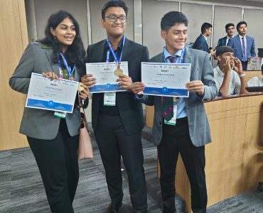 VAISHNVI, ARNAV & JAIVEEER - WINNER AT THE ENTREPRENUERSHIP CHALLENGE