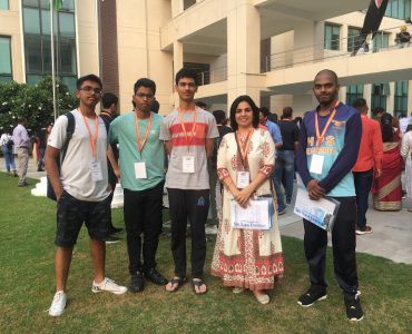 Grade 11-12 on a visit to Experience Life @ Shiv Nadar University