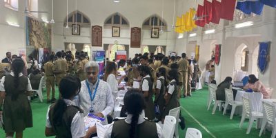 University Fair in Action for grade 10 to 12 at HPS Begumpet